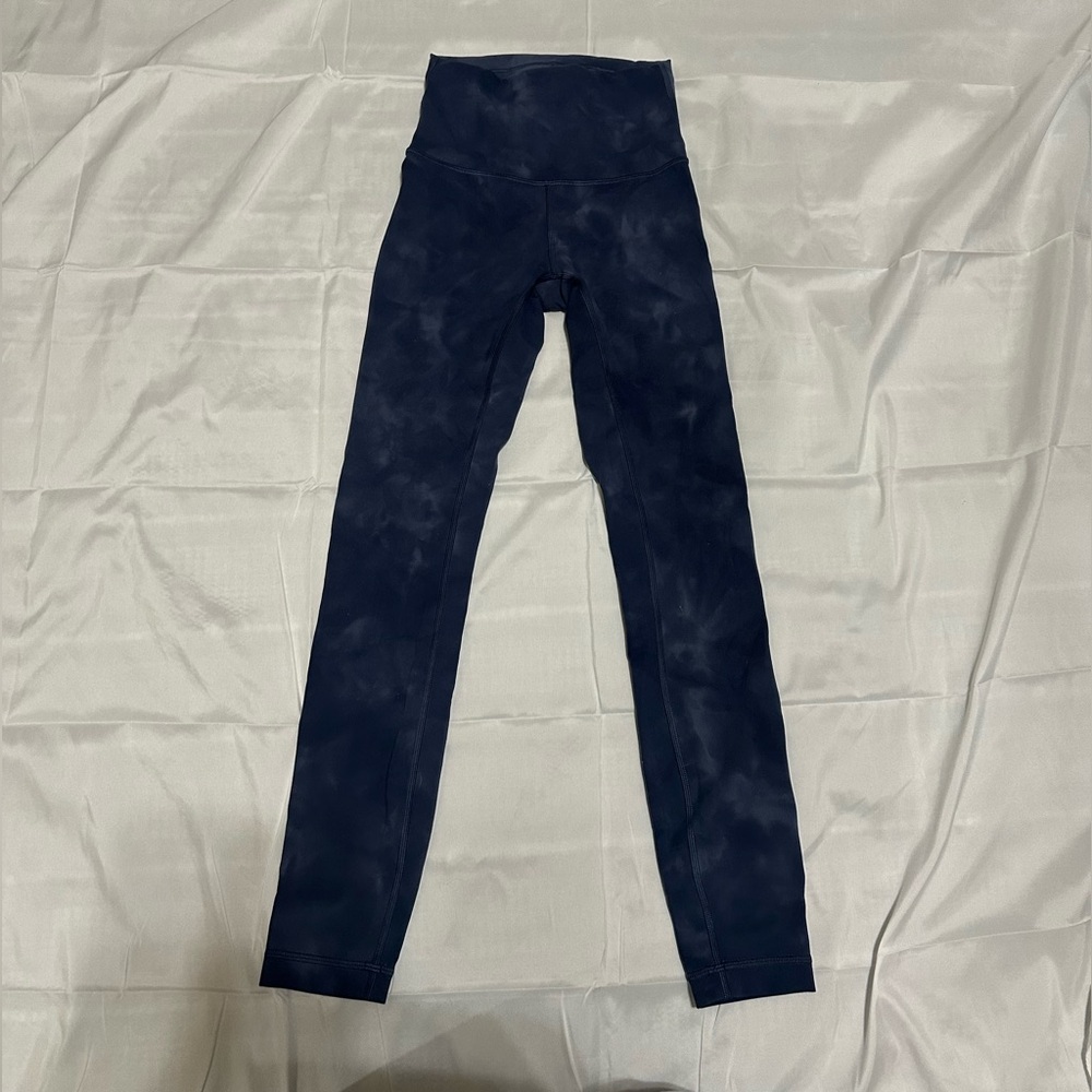 Lululemon align leggings navy tide dye barely worn